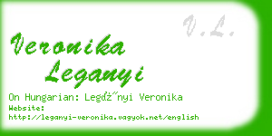 veronika leganyi business card